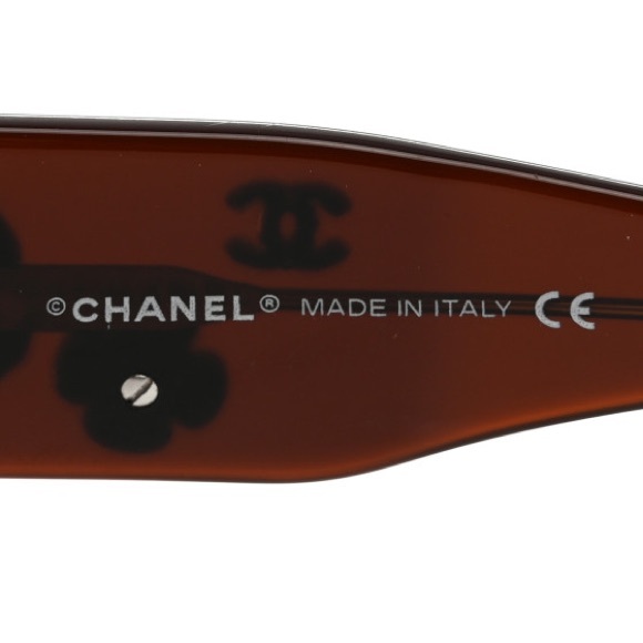 Chanel Sunglasses 5113 538/73 Camellia Flower and Chanel Sunglass Case -